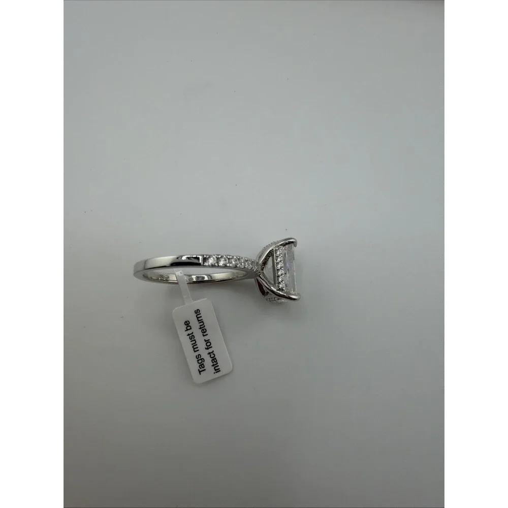 3.5CT Radiant Cut Bridal Wedding Ring Set, 3 Pieces‎ 925 Sterling Silver Maxine